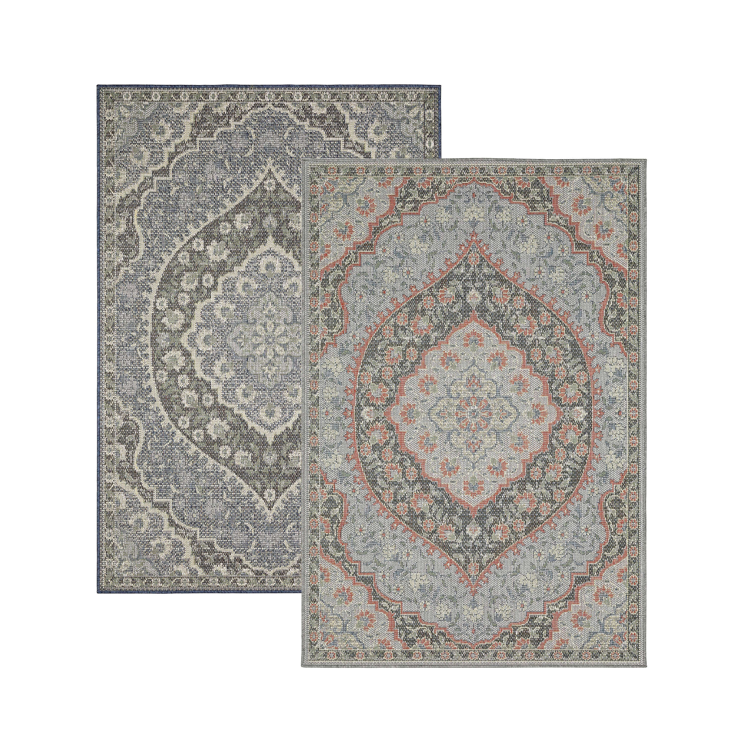 Indoor/Outdoor Riverbend Vintage Polypropylene Rug