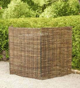 Willow Tri-Panel Trash Can Cover