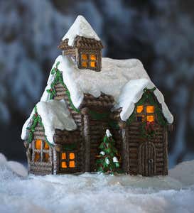 Miniature Fairy Garden Solar-Powered Holiday Cottage