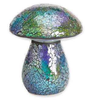 Glass Mosaic Mushroom Lawn Ornament