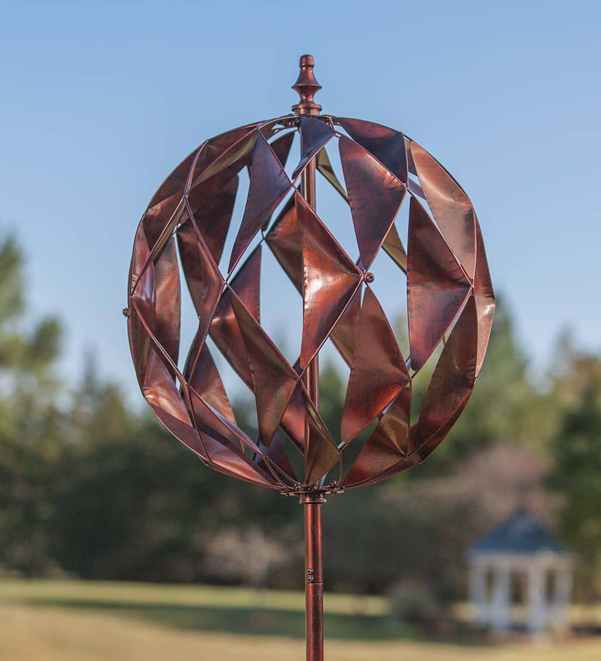 Harlequin Ball Wind Spinner