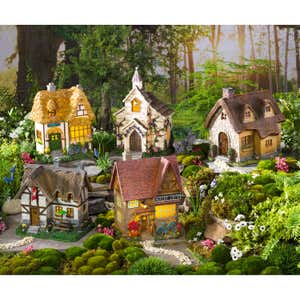 Miniature Fairy Garden Solar Church