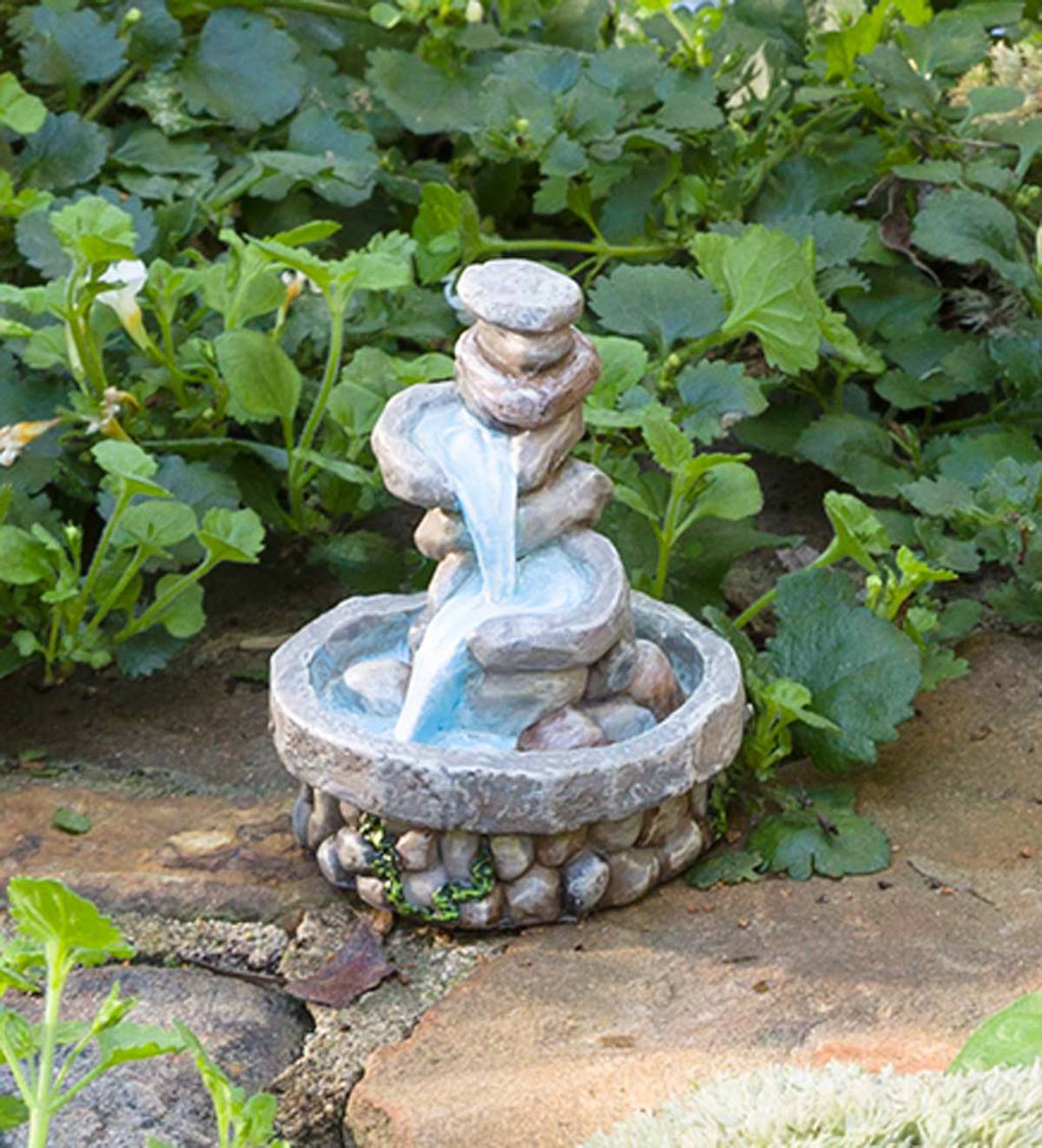 Miniature Garden Stone Fairy Fountain