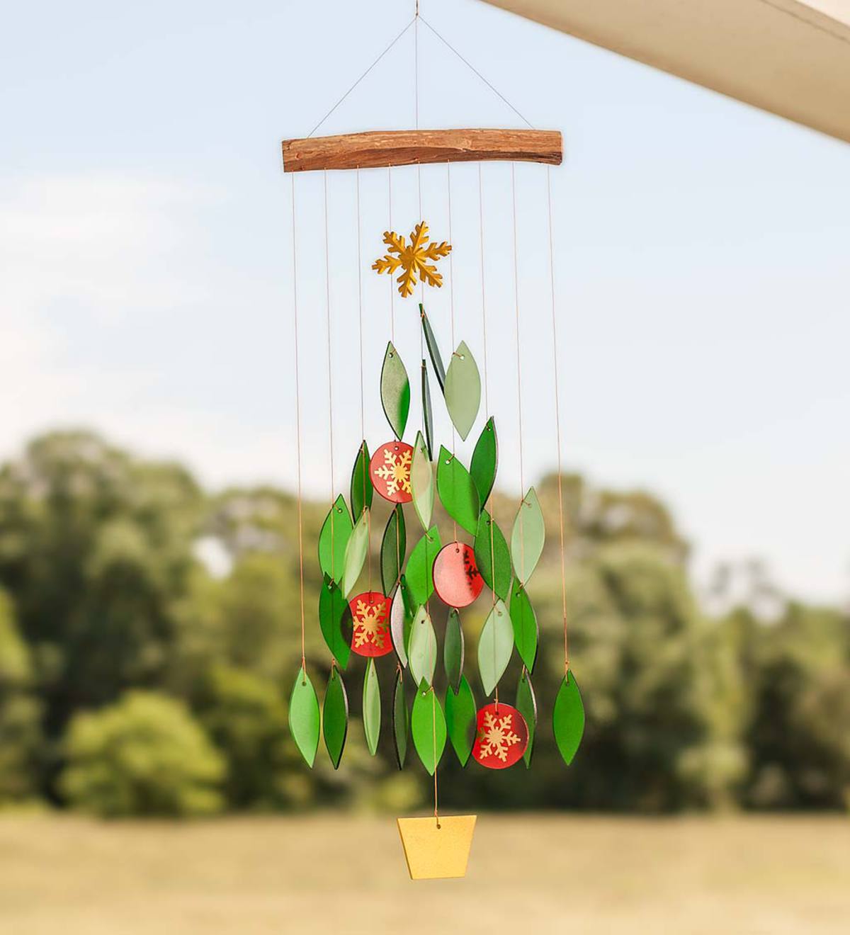 Cascading Christmas Tree Wind Chime