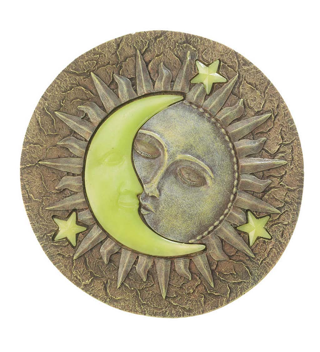 Sun, Moon and Stars Glow-In-The-Dark Garden Stepping Stone