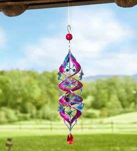 Butterfly Hanging Helix Swirl Spinner