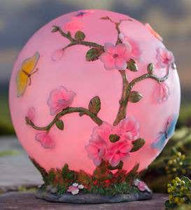 Glowing LED Cherry Blossom Garden Globe