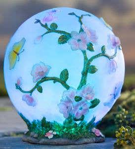 Glowing LED Cherry Blossom Garden Globe