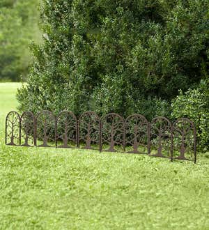 Metal Garden Edging with Tree of Life Design