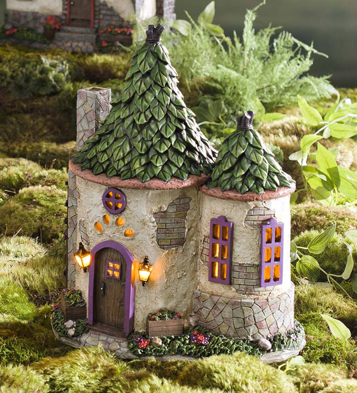 Miniature Fairy Garden Cornwall Solar House