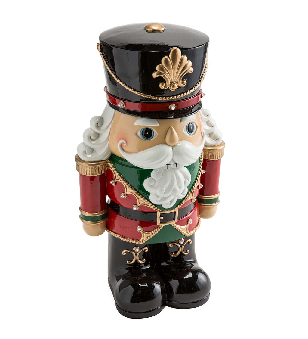 59 Lighted Retro Style Blow Mold Nutcracker Soldier Outdoor Christmas  Decoration