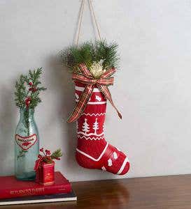 Lighted Vintage Stocking Décor