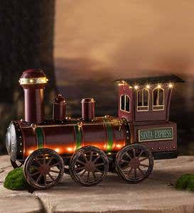 Lighted Santa Express Train