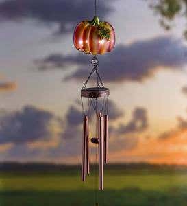 Lighted Fall Harvest Wind Chimes