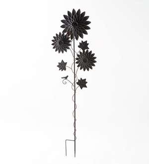 Chrysanthemum Garden Metal Stake