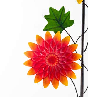 Chrysanthemum Garden Metal Stake