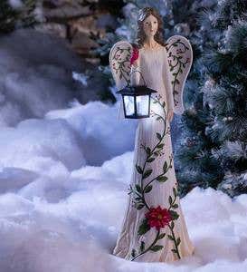 Angel Garden Statue with Solar Lantern