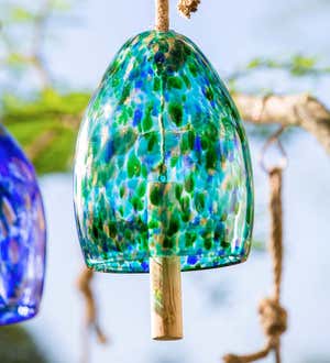 Art Glass Garden Bell Chime