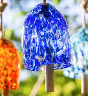Art Glass Garden Bell Chime