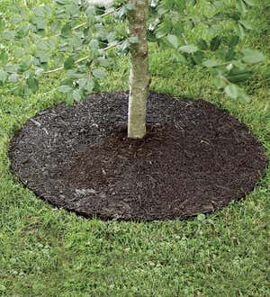 Permanent Mulch Recycled Rubber Tree Ring, 24" dia.