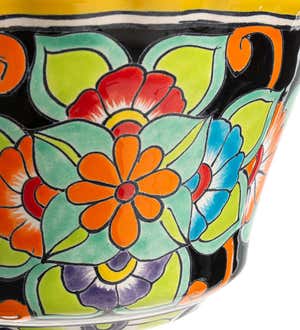 Authentic Mexican Talavera Hanging Planter