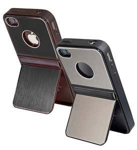Props Kicks Case for iPhone 4/4S with Built-In Dual Stand - Black