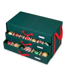 Christmas Ornament Storage Chest With Drawers