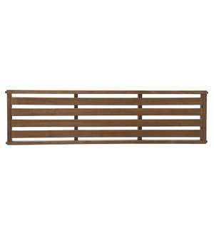 Outdoor Eucalyptus Configurable Privacy Screen Trellises, Planter/Seat and Bench