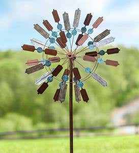 Tri-Color Tranquility Metal Wind Spinner