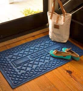 Personalized Waterhog™ Doormat in Cable Weave, 2' x 3'