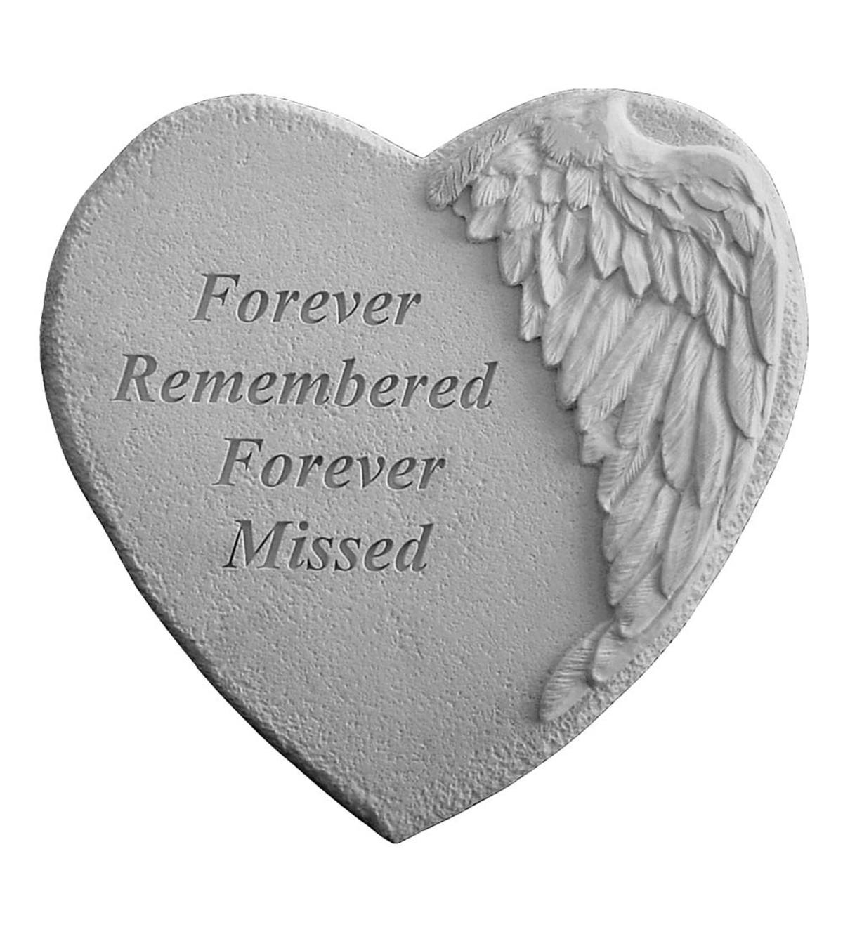 Cast Stone Forever Remembered Garden Stone