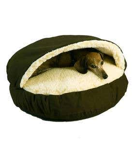 Cozy Cave Pet Bed, Small - Red