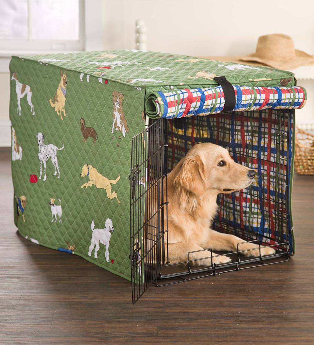 Bedtime Tails Dog Crate Cover, Medium