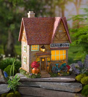 Miniature Fairy Garden Solar Bakery
