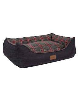 Grey Stewart Plaid Pet Kuddler Pet Bed, Medium