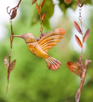 Hanging Hummingbird Metal Mobile