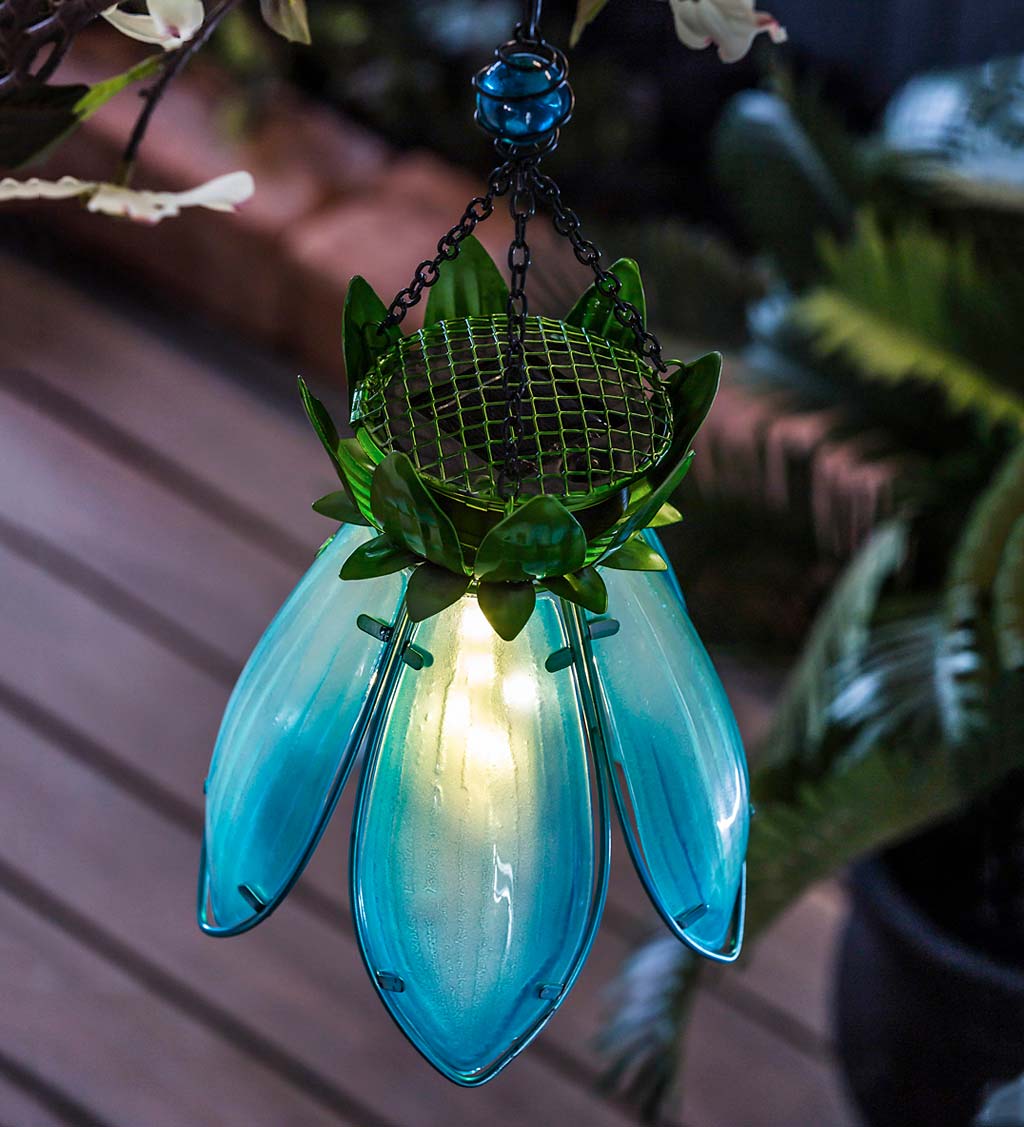 Secret Solar Hanging Flower Lantern
