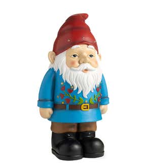 Indoor/Outdoor Lighted Shorty Elvin The Gnome Statue