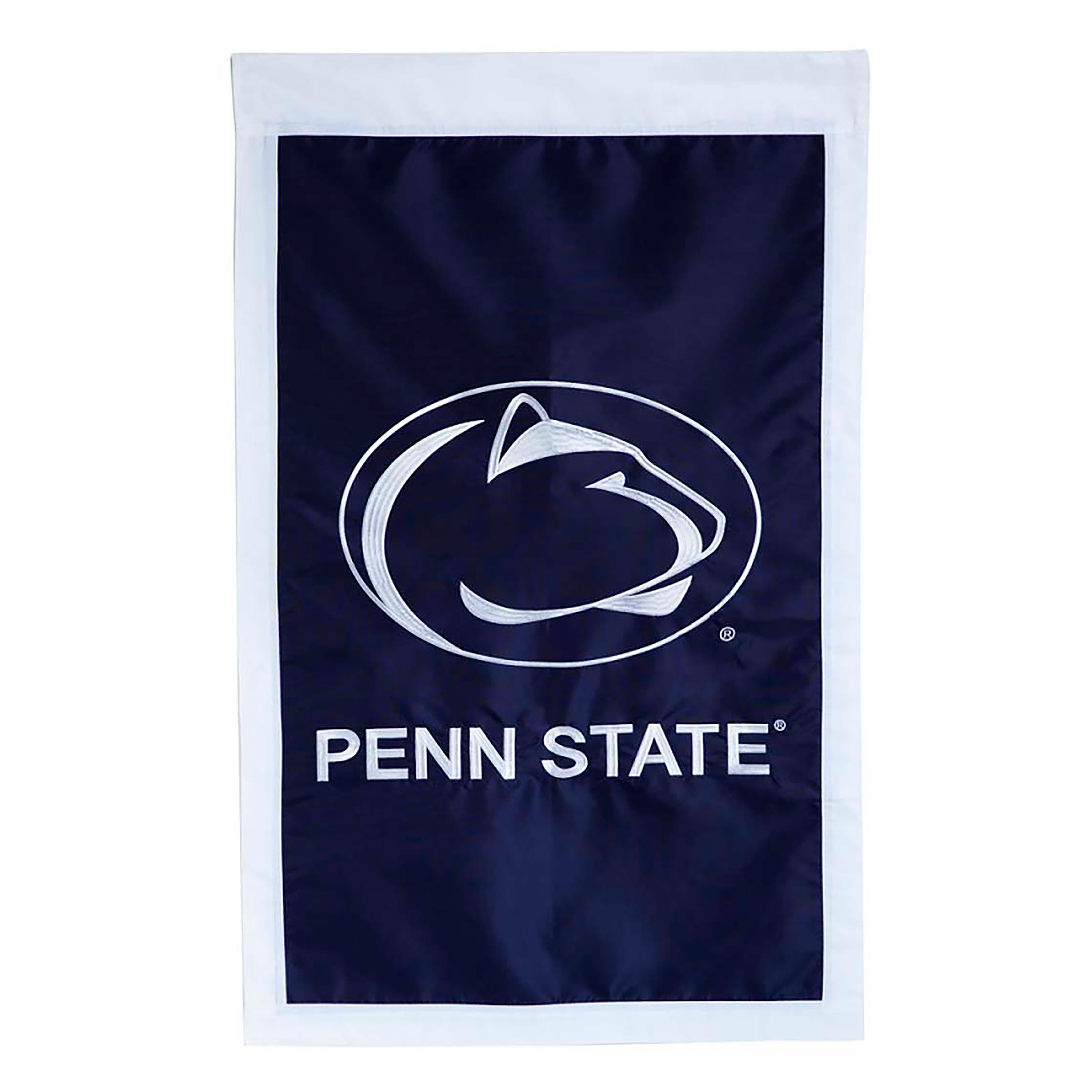 Double-Sided College Team Pride Applique House Flag