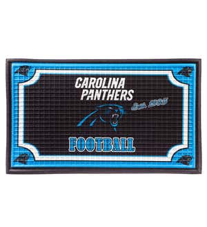 Indoor/Outdoor NFL Team Pride Embossed Doormat - Carolina Panthers