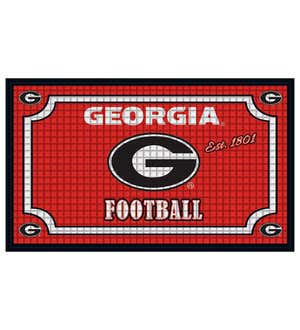 Indoor/Outdoor College Team Pride Embossed Doormat