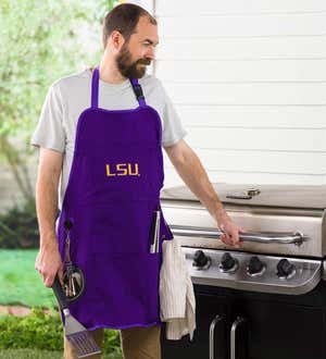 Deluxe Cotton Canvas College Team Pride Grilling/Cooking Apron - Texas A&M