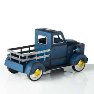 Vintage Style Solar Pickup Truck Planter
