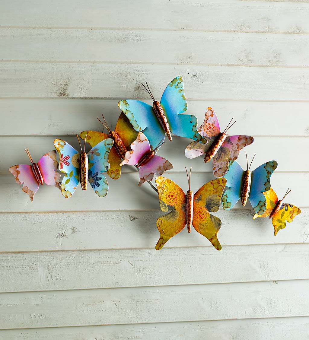 Metal Butterfly Wall Art - Birdie's Nest Inc