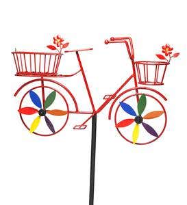 Bicycle Wind Spinner - White