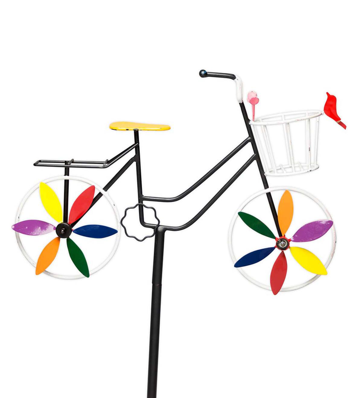 Bicycle Wind Spinner - White