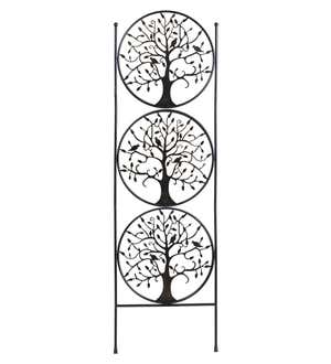 Tree of Life Trio Metal Garden Trellis