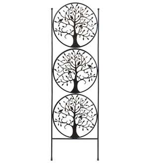 Tree of Life Trio Metal Garden Trellis