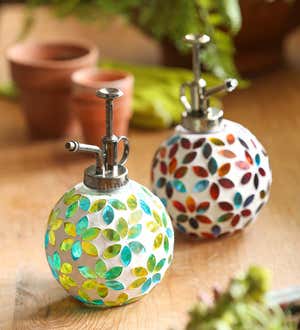Mosaic Glass Plant Watering Mister