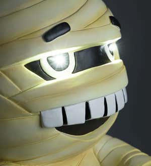 Indoor/Outdoor Lighted Mummy Shorty Halloween Statue